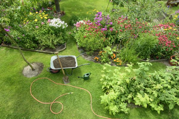 Flower Bed Construction in Brownsville