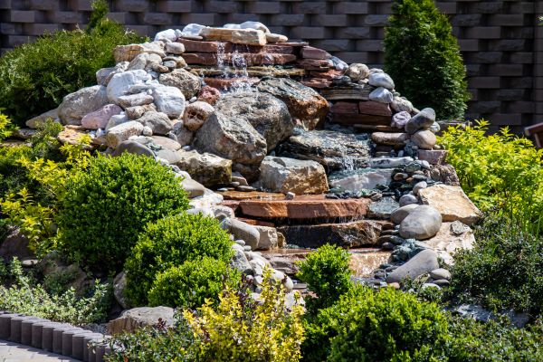 River Rock Landscaping in Brownsville